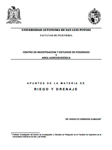 Riego y drenaje 2